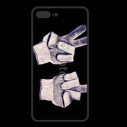 Coque  Iphone 8 Plus PREMIUM double fuck gants