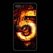 Coque  Iphone 8 Plus PREMIUM Cinq en feu