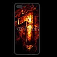 Coque  Iphone 8 Plus PREMIUM Un en feu