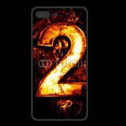 Coque  Iphone 8 Plus PREMIUM Deux en feu