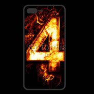 Coque  Iphone 8 Plus PREMIUM Quatre en feu