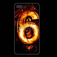 Coque  Iphone 8 Plus PREMIUM Six en feu