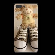 Coque  Iphone 8 Plus PREMIUM peluche et converses