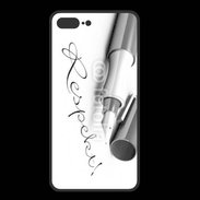 Coque  Iphone 8 Plus PREMIUM Respect en écriture