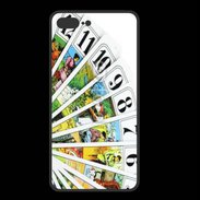 Coque  Iphone 8 Plus PREMIUM Cartes de tarot sur fond blanc