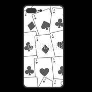 Coque  Iphone 8 Plus PREMIUM Cartes Pique et trèfle