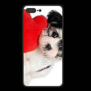 Coque  Iphone 8 Plus PREMIUM chiot calin