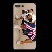 Coque  Iphone 8 Plus PREMIUM Bulldog anglais en tenue