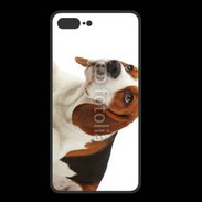 Coque  Iphone 8 Plus PREMIUM Chien de race Beagle