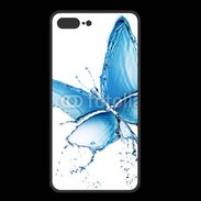 Coque  Iphone 8 Plus PREMIUM Papillon en eau