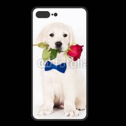 Coque  Iphone 8 Plus PREMIUM Chiot gentleman