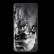Coque  Iphone 8 Plus PREMIUM Rhinocéros noir et blanc