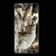 Coque  Iphone 8 Plus PREMIUM Ours blanc en colère