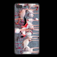 Coque  Iphone 8 Plus PREMIUM flamand rose