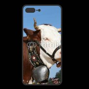 Coque  Iphone 8 Plus PREMIUM Vache de race Abondance Savoie
