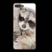 Coque  Iphone 8 Plus PREMIUM Raton laveur dans un arbre
