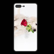 Coque  Iphone 8 Plus PREMIUM Chiot Golden retriever 2