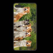 Coque  Iphone 8 Plus PREMIUM Groupe de 5 chiens Border Collie