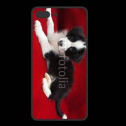 Coque  Iphone 8 Plus PREMIUM Chiot noir et blanc 5