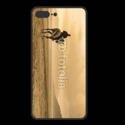 Coque  Iphone 8 Plus PREMIUM Ballade à cheval sur la plage