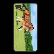 Coque  Iphone 8 Plus PREMIUM Cheval et poulain 2