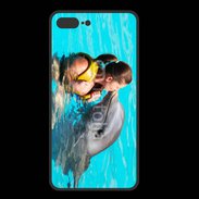 Coque  Iphone 8 Plus PREMIUM Bisou de dauphin