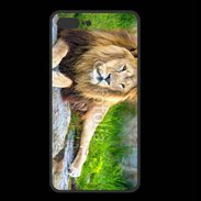 Coque  Iphone 8 Plus PREMIUM Lion Roi des animaux