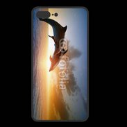 Coque  Iphone 8 Plus PREMIUM Saut de dauphin au couché de soleil