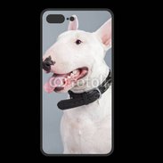 Coque  Iphone 8 Plus PREMIUM Portrait de Bull terrier blanc 5