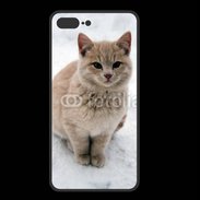 Coque  Iphone 8 Plus PREMIUM Chat dans la neige