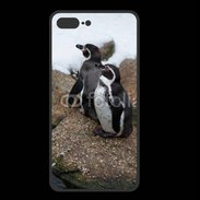 Coque  Iphone 8 Plus PREMIUM 2 pingouins