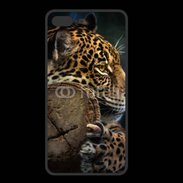 Coque  Iphone 8 Plus PREMIUM Portrait d'un jaguar