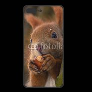 Coque  Iphone 8 Plus PREMIUM Portrait d'un écureuil avec une noisette