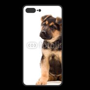 Coque  Iphone 8 Plus PREMIUM Portrait chiot Berger allemand