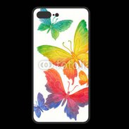 Coque  Iphone 8 Plus PREMIUM Illustration de papillons en couleur