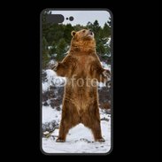 Coque  Iphone 8 Plus PREMIUM Grizzly en colère