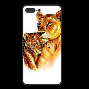 Coque  Iphone 8 Plus PREMIUM Illustration de félins