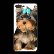 Coque  Iphone 8 Plus PREMIUM Yorkshire et nœud bleu 15