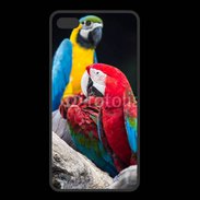 Coque  Iphone 8 Plus PREMIUM Macaw vert et rouge 76
