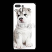 Coque  Iphone 8 Plus PREMIUM Chiot Husky Sibérien 500