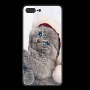 Coque  Iphone 8 Plus PREMIUM Petit chaton de noël 600
