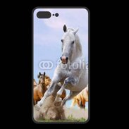 Coque  Iphone 8 Plus PREMIUM Chevaux dans la prairie 2