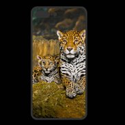 Coque  Iphone 8 Plus PREMIUM Portrait de Léopard avec petit