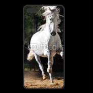Coque  Iphone 8 Plus PREMIUM Cheval blanc 110