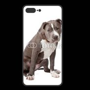 Coque  Iphone 8 Plus PREMIUM American staffordshire bull terrier