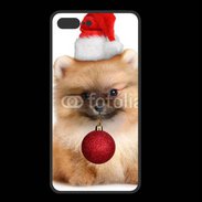 Coque  Iphone 8 Plus PREMIUM Chiot de noël 810