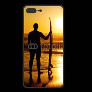 Coque  Iphone 8 Plus PREMIUM Surfer couché de soleil