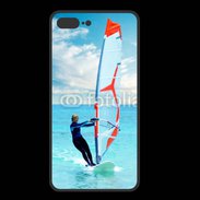 Coque  Iphone 8 Plus PREMIUM Planche à voile en mer des caraïbes
