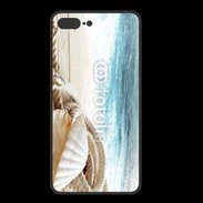 Coque  Iphone 8 Plus PREMIUM Perle et mer