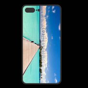 Coque  Iphone 8 Plus PREMIUM Ponton sur mer des tropiques